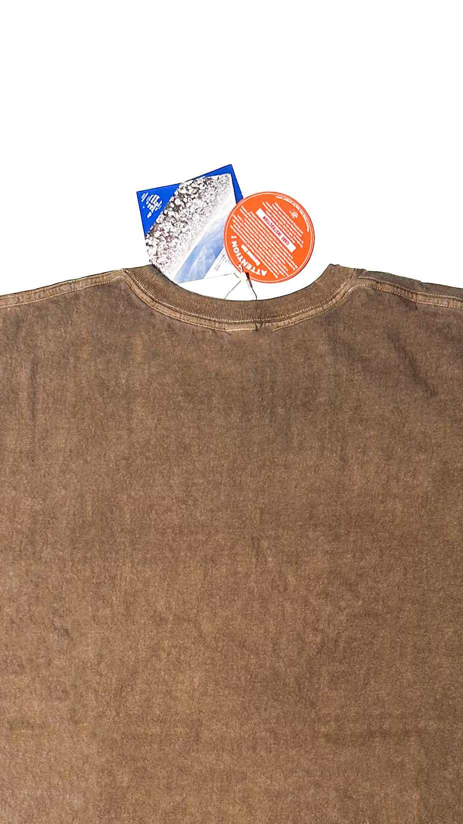Good On — SS Crew T-shirt, Pigment Dyed Brown, Made in Japan