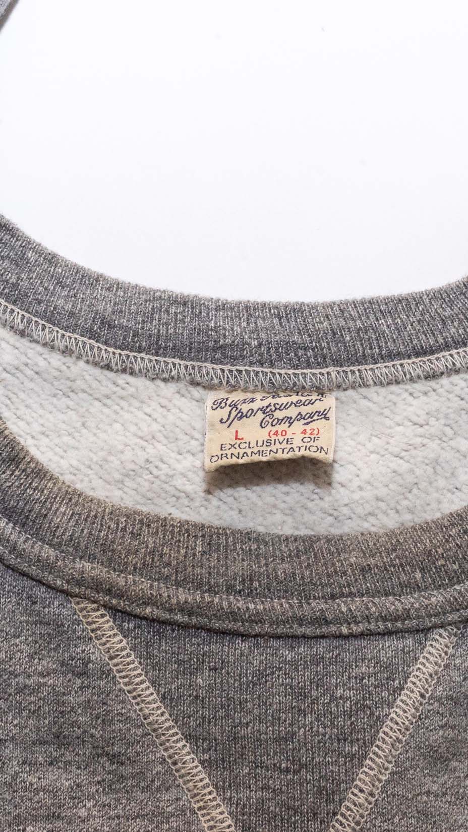 Buzz Rickson's Rare Anniversary Sweatshirt, Grey, L