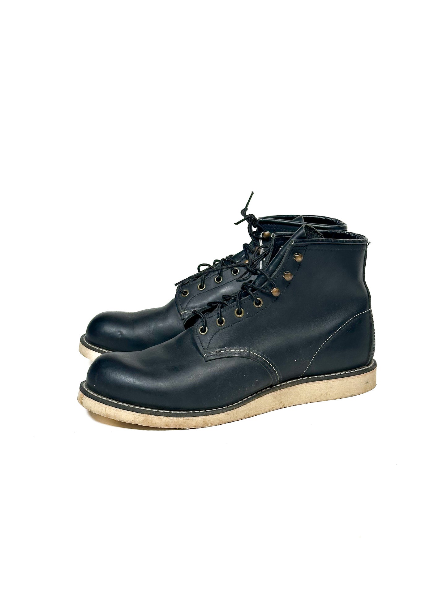 Red Wing Shoes — 2951 Black Leather Rover Boots, Made in USA, US 11.5
