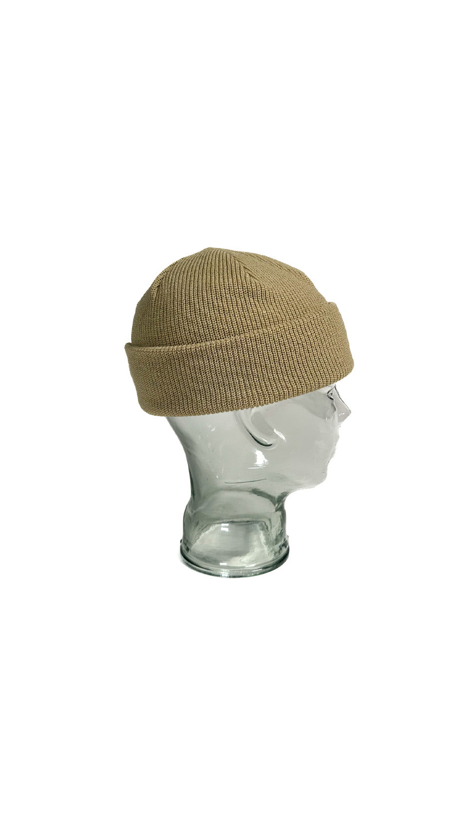 Yokoi Knitted Hat / Beanie, Made in Japan, Beige