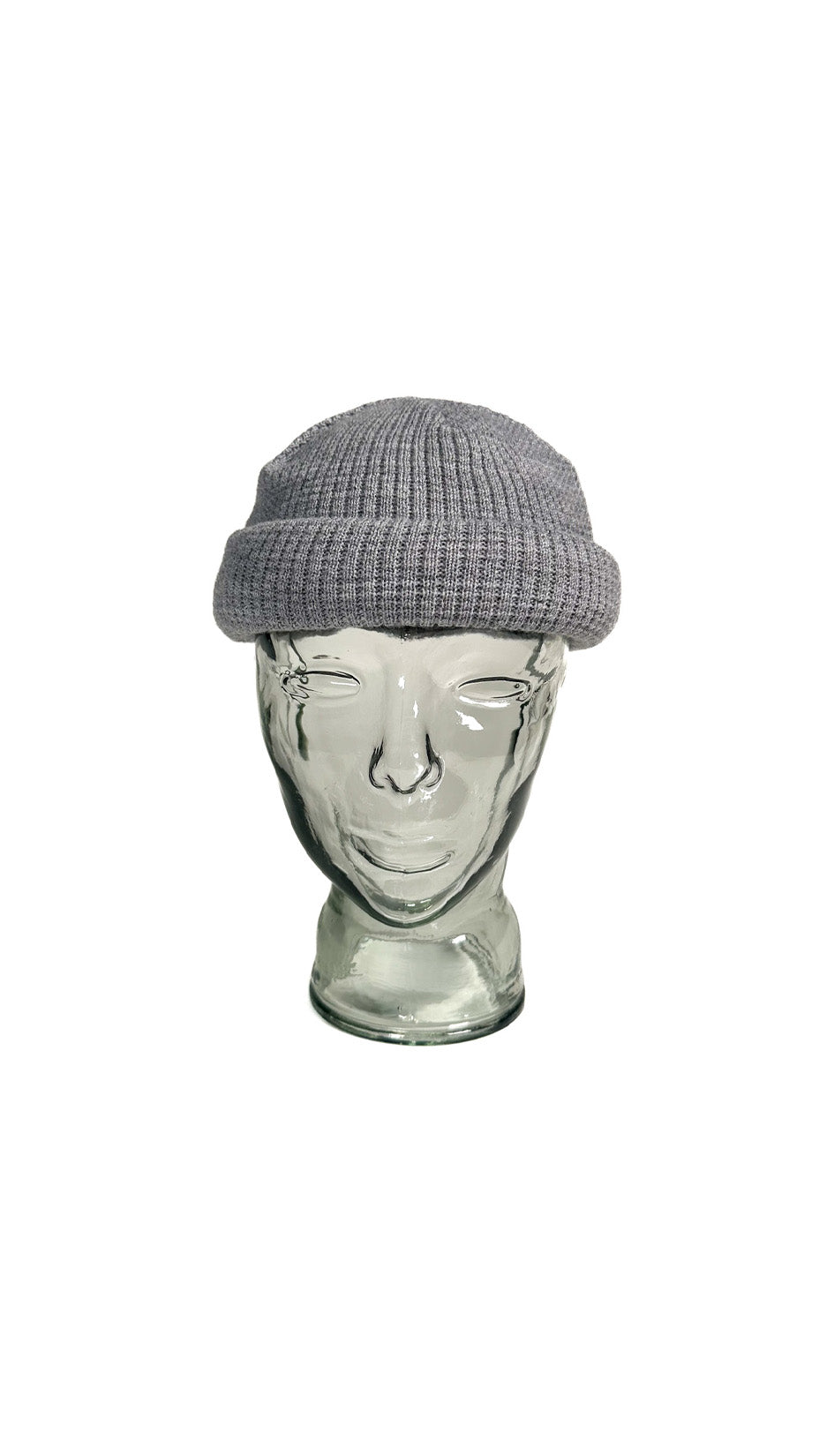 Yokoi Knitted Hat / Beanie, Merino Wool, Made in Japan, Grey