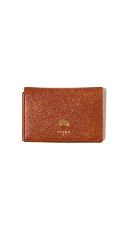 Beams Japan X HighTide Bespoke Pass & Card Case — Brown