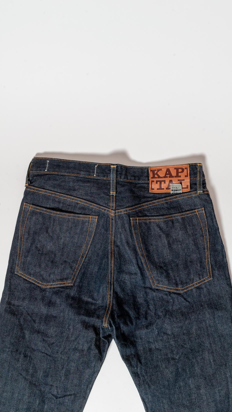 KAPITAL 14oz DENIM 5P STONE Slim Straight Rigid Denim Pants