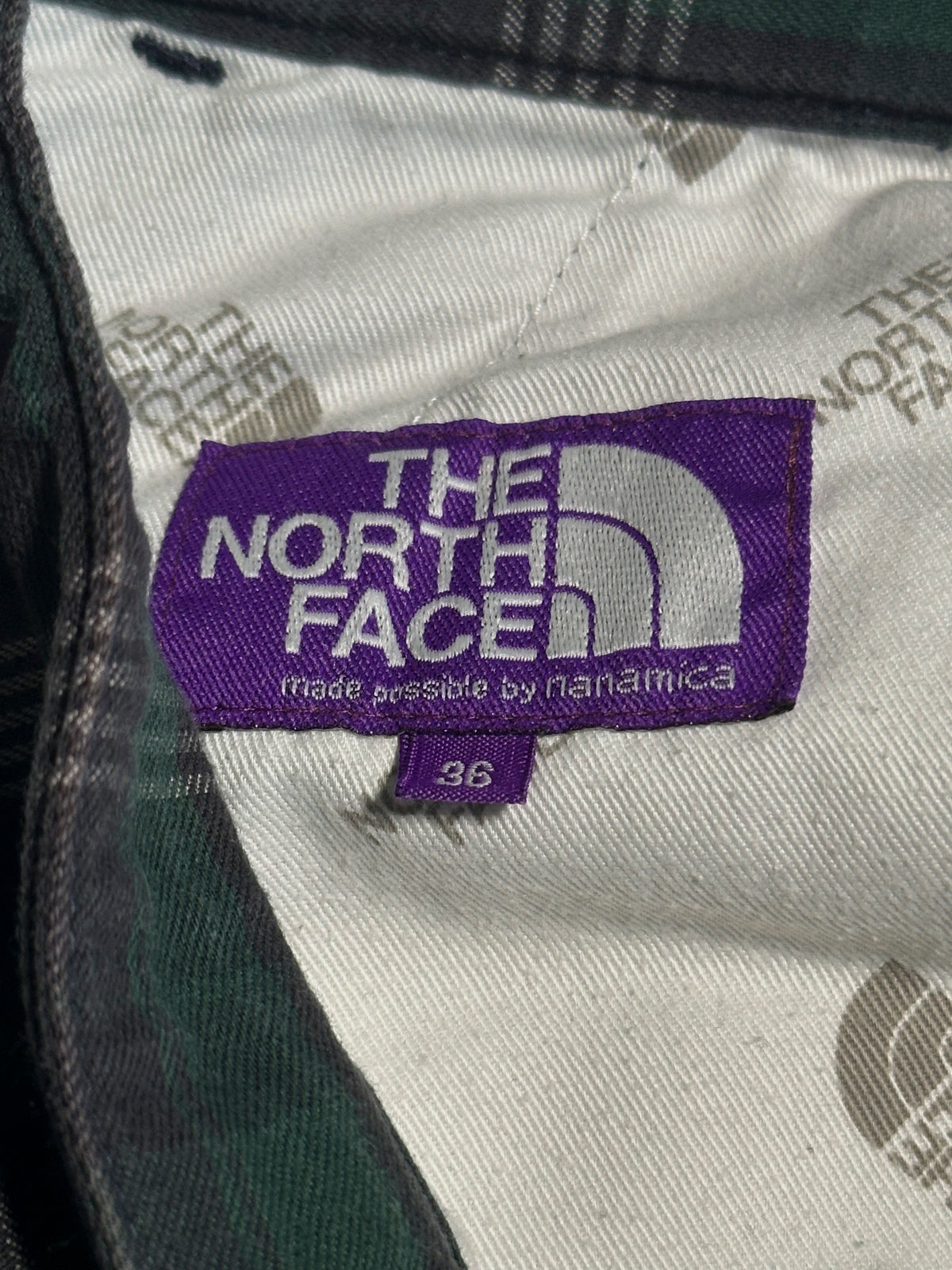 North Face Purple Label – Twill Check Wide Field Pants