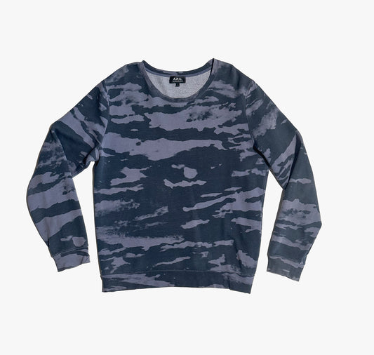 APC Blue Camo Sweatshirt, L