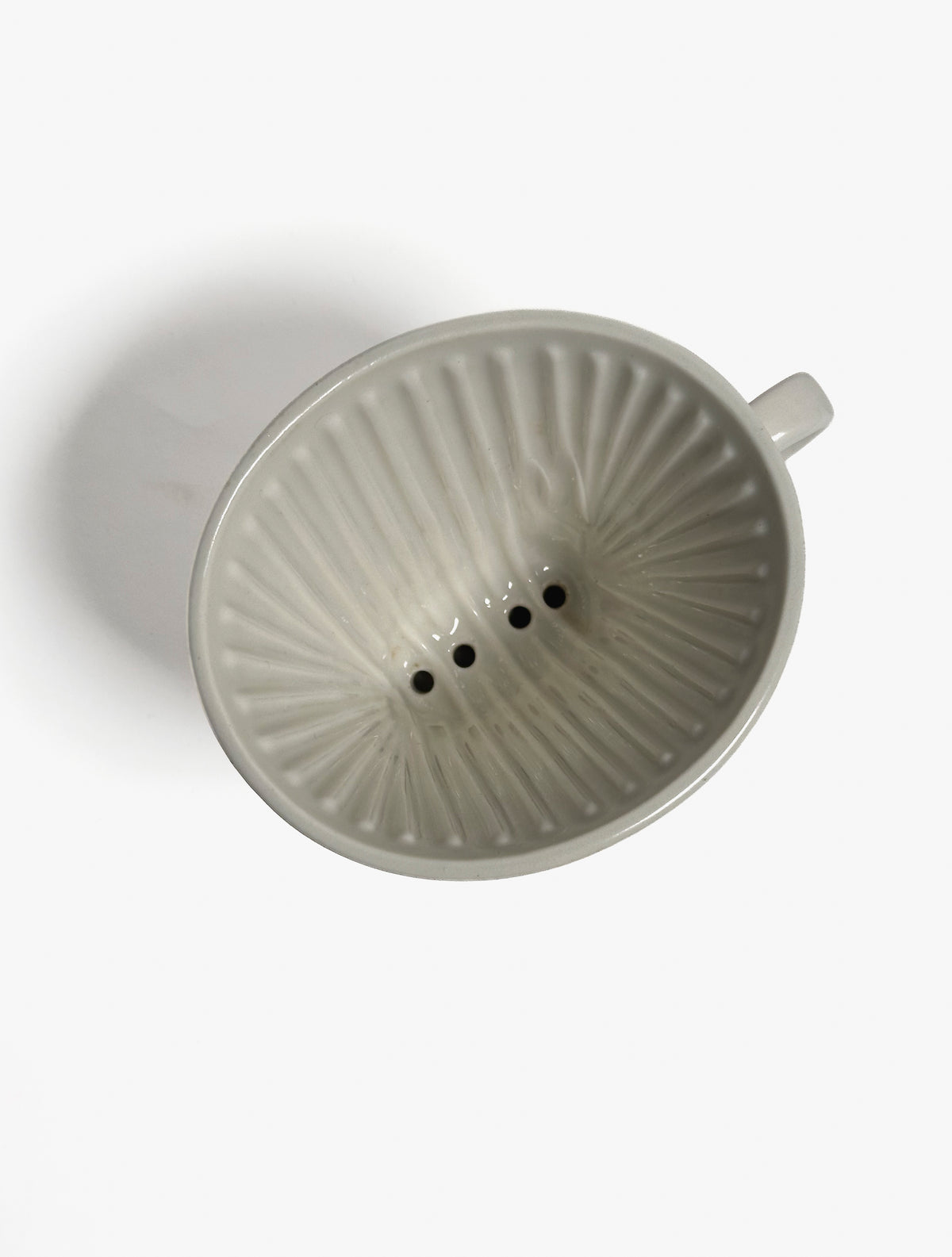 Arabia, Vintage Coffee Dripper, White, Large