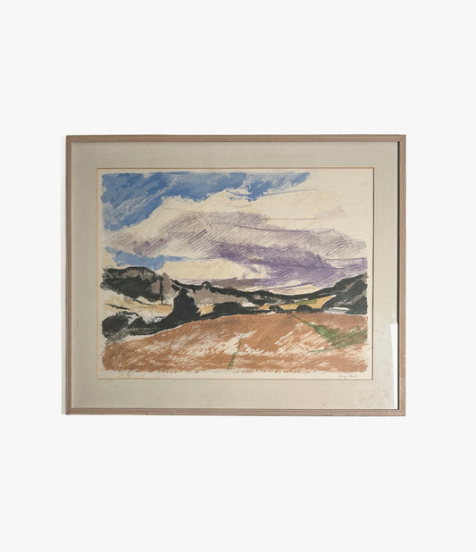 Signed Lithography by Hugo Zuhr (1895-1971)