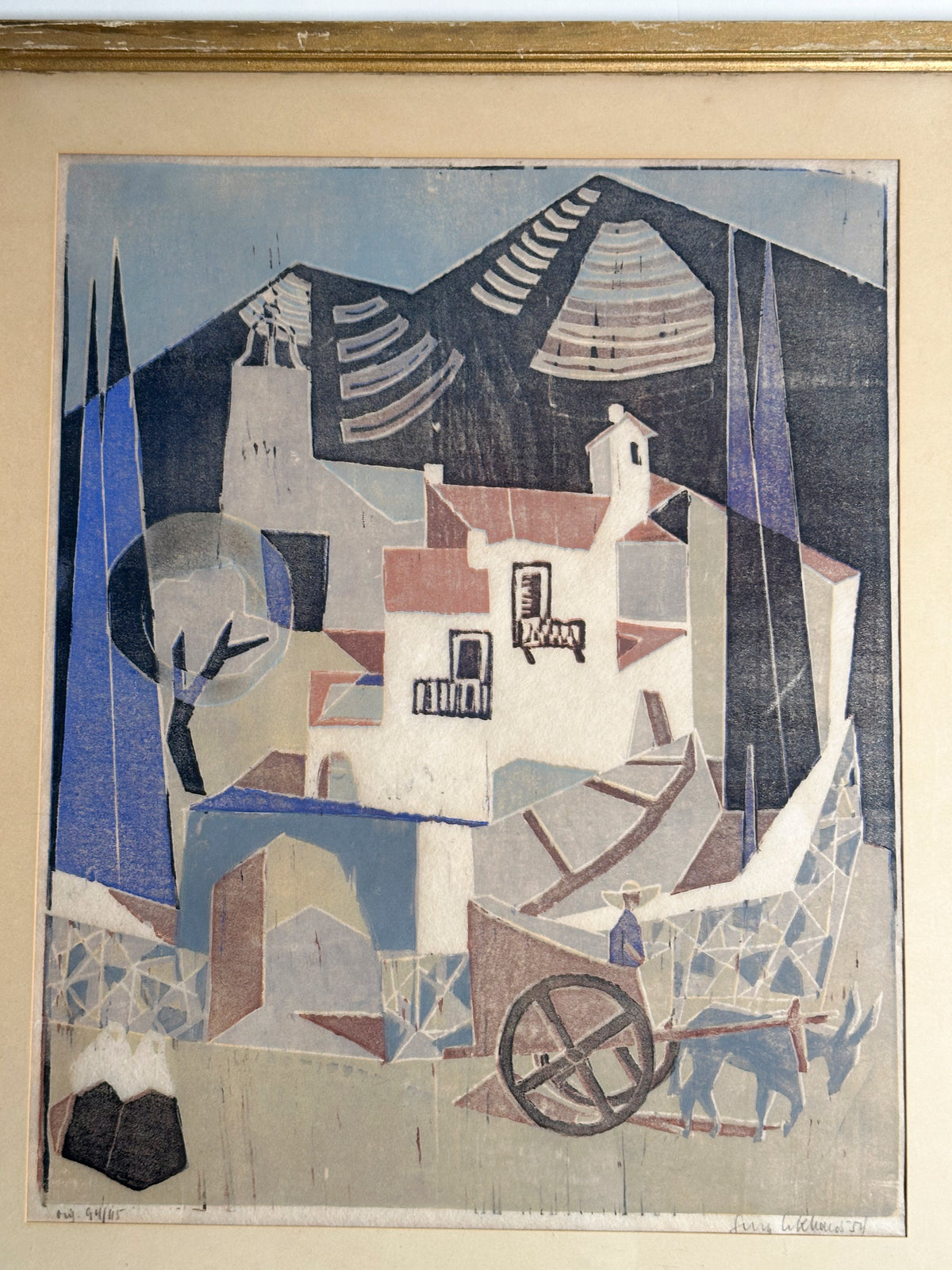 Signed Lithography by Gerry Eckhardt (1902–1984)