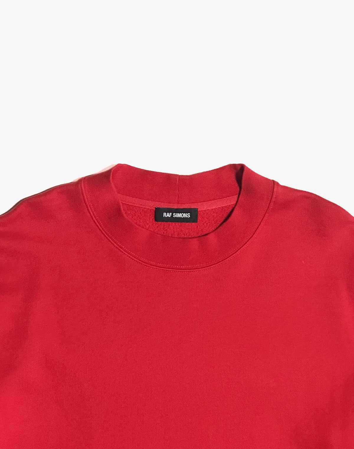 Raf Simons Newspaper zip Sweatshirt, Red, S