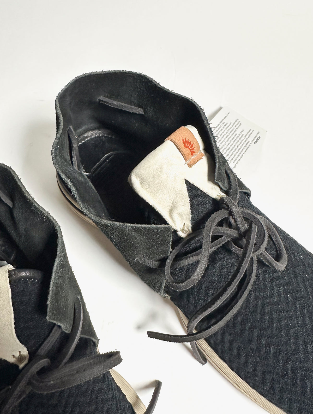 Visvim Huron Mesh Moc Folk shoes, black, US9.5