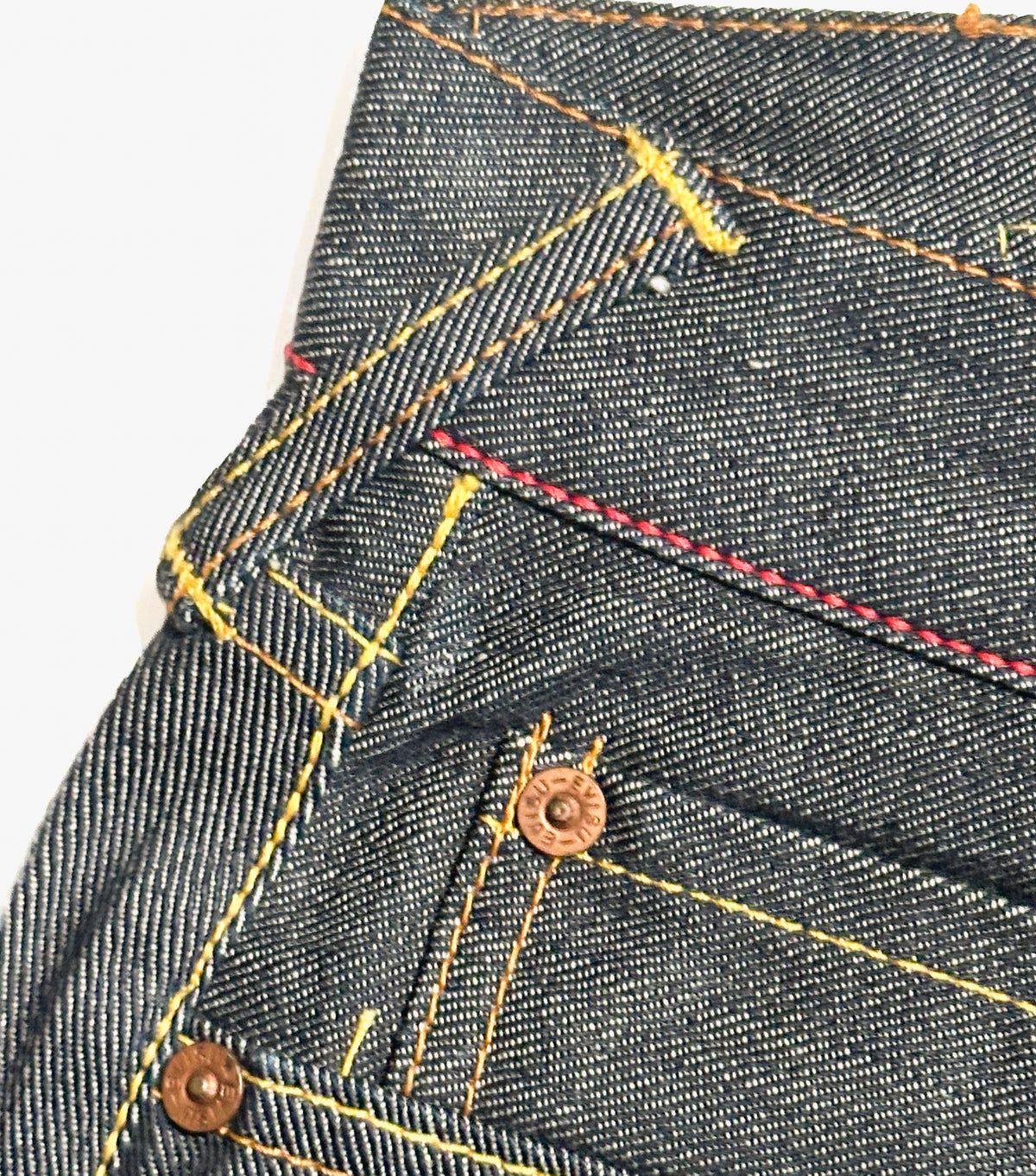 Evisu — lot. 0330, cinch back, selvedge denim, rare, made in Japan, 34