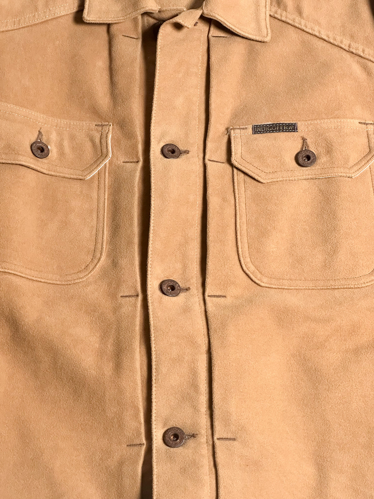 Indigofera Parsons Lodge Moleskin Jacket, Tan, L