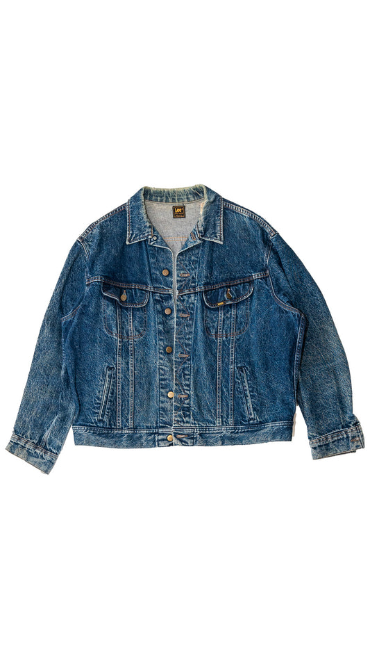 Lee 90s Denim Jacket, Made In USA — XL