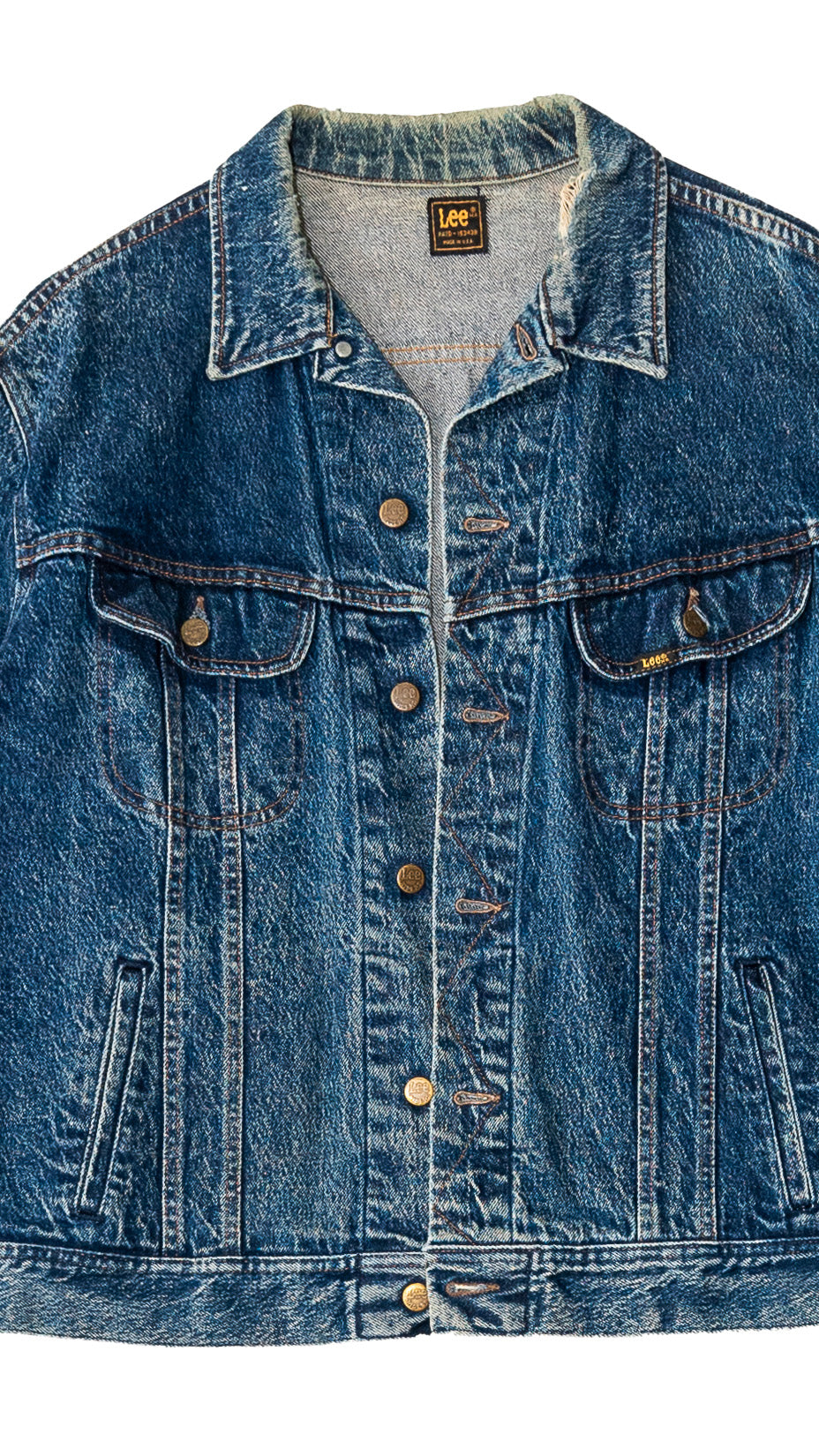 Lee 90s Denim Jacket, Made In USA — XL
