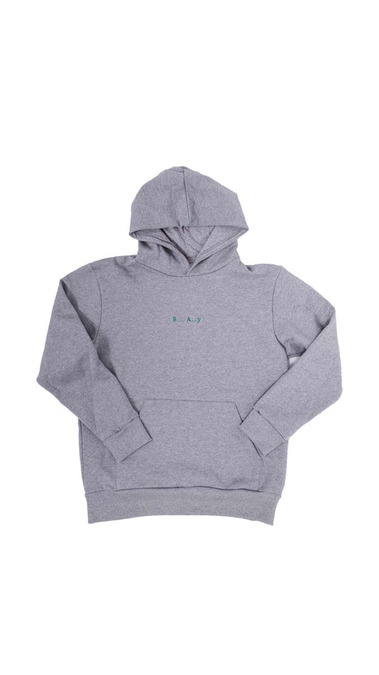 Side Alley, s_a_y hoodie, grey